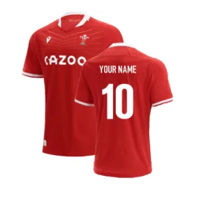 2022-2023 Wales Home Pathway Rugby Shirt (Your Name)