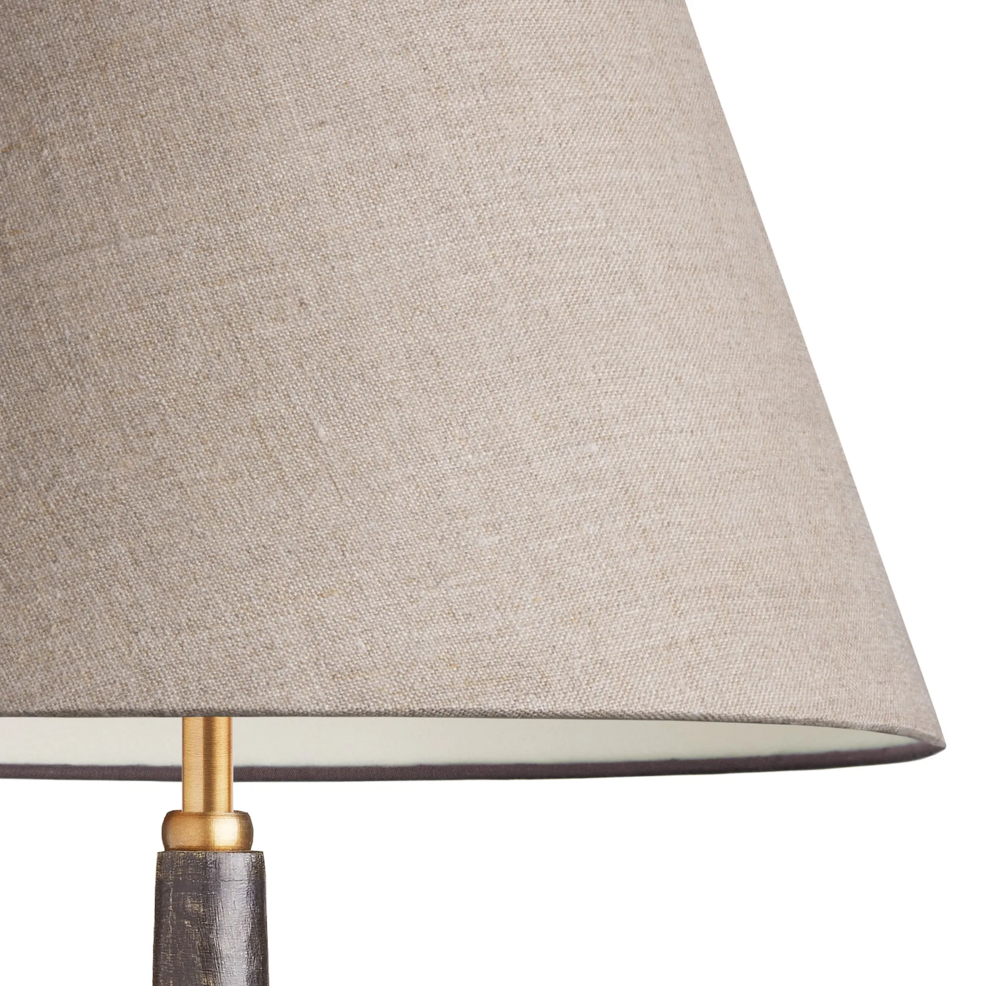 20cm empire lampshade in natural linen