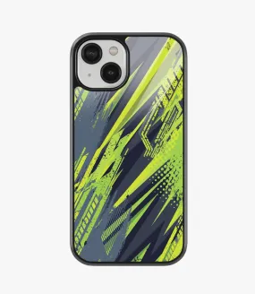 Abstract Full Throttle Pattern Glass Case