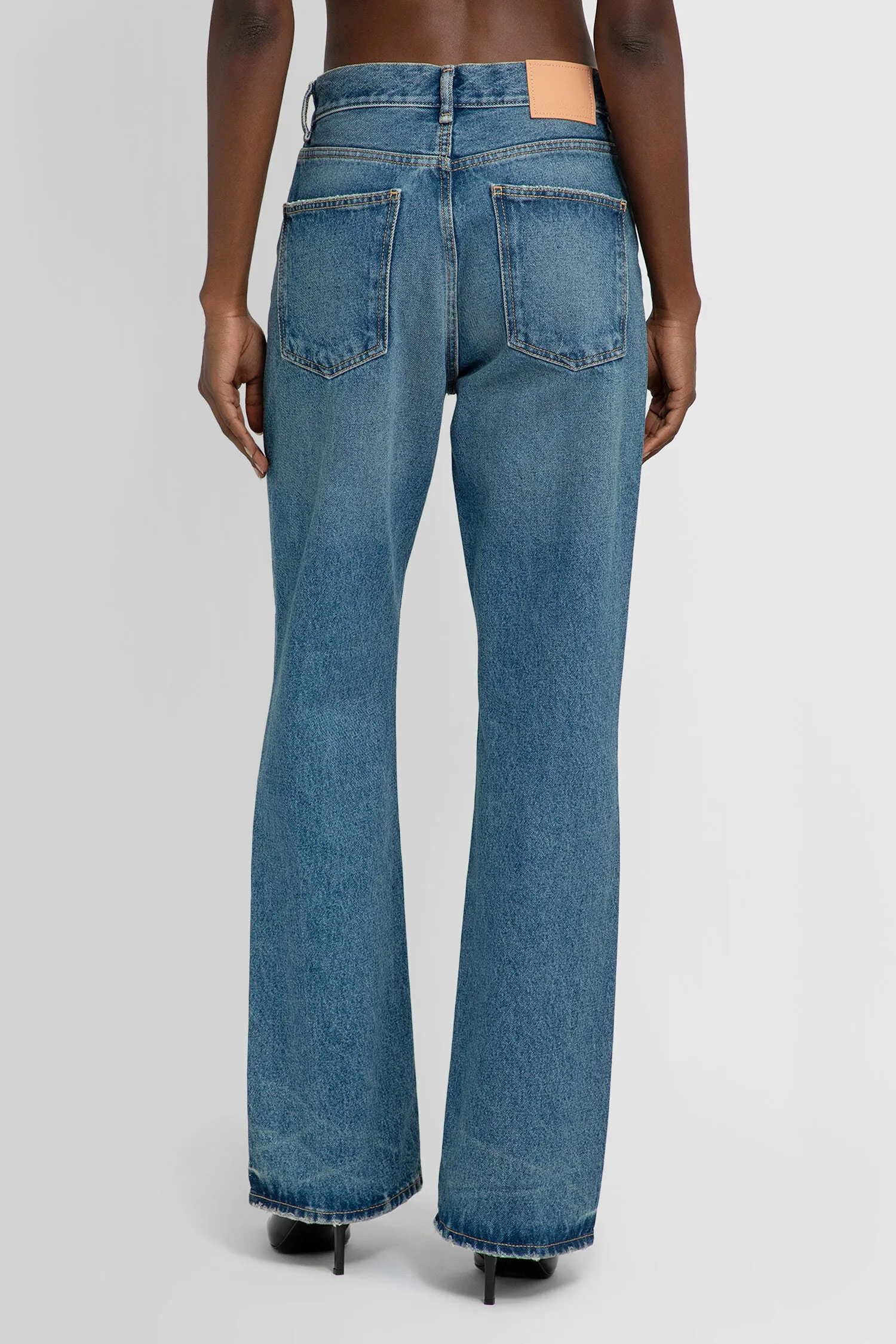 ACNE STUDIOS WOMAN BLUE JEANS