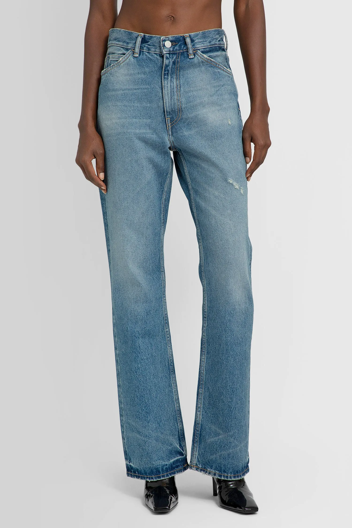 ACNE STUDIOS WOMAN BLUE JEANS