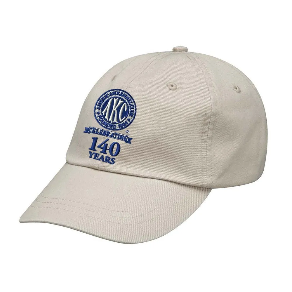 AKC 140th Anniversary  Embroidered Baseball Caps