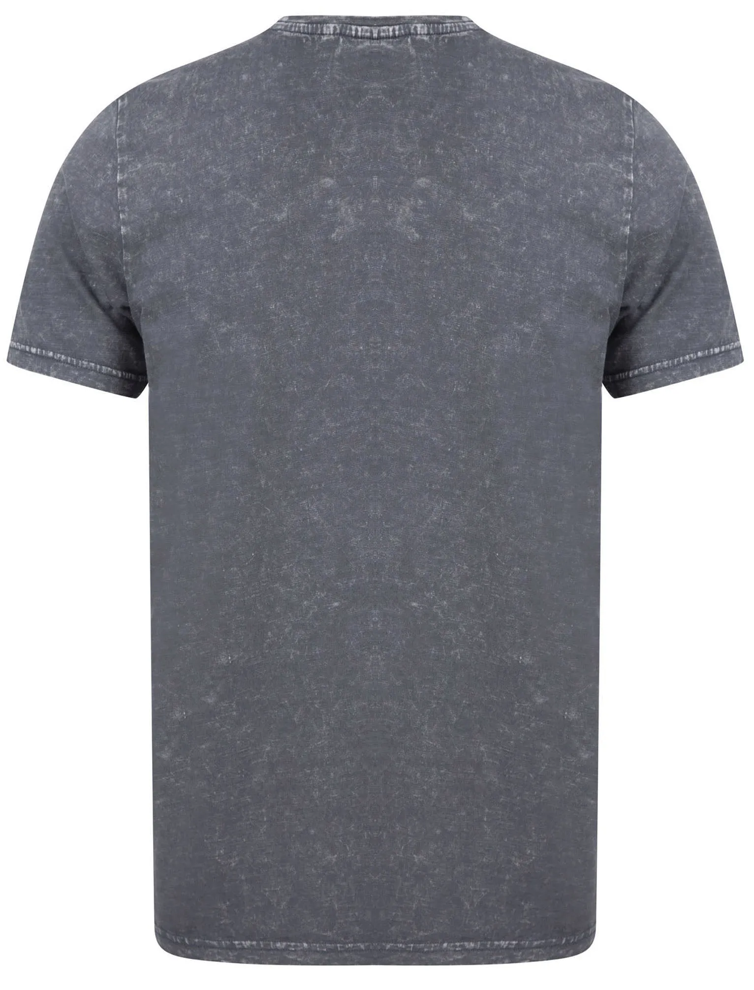 Amar Acid Wash Cotton Slub Jersey T-Shirt In Asphalt Grey - Dissident