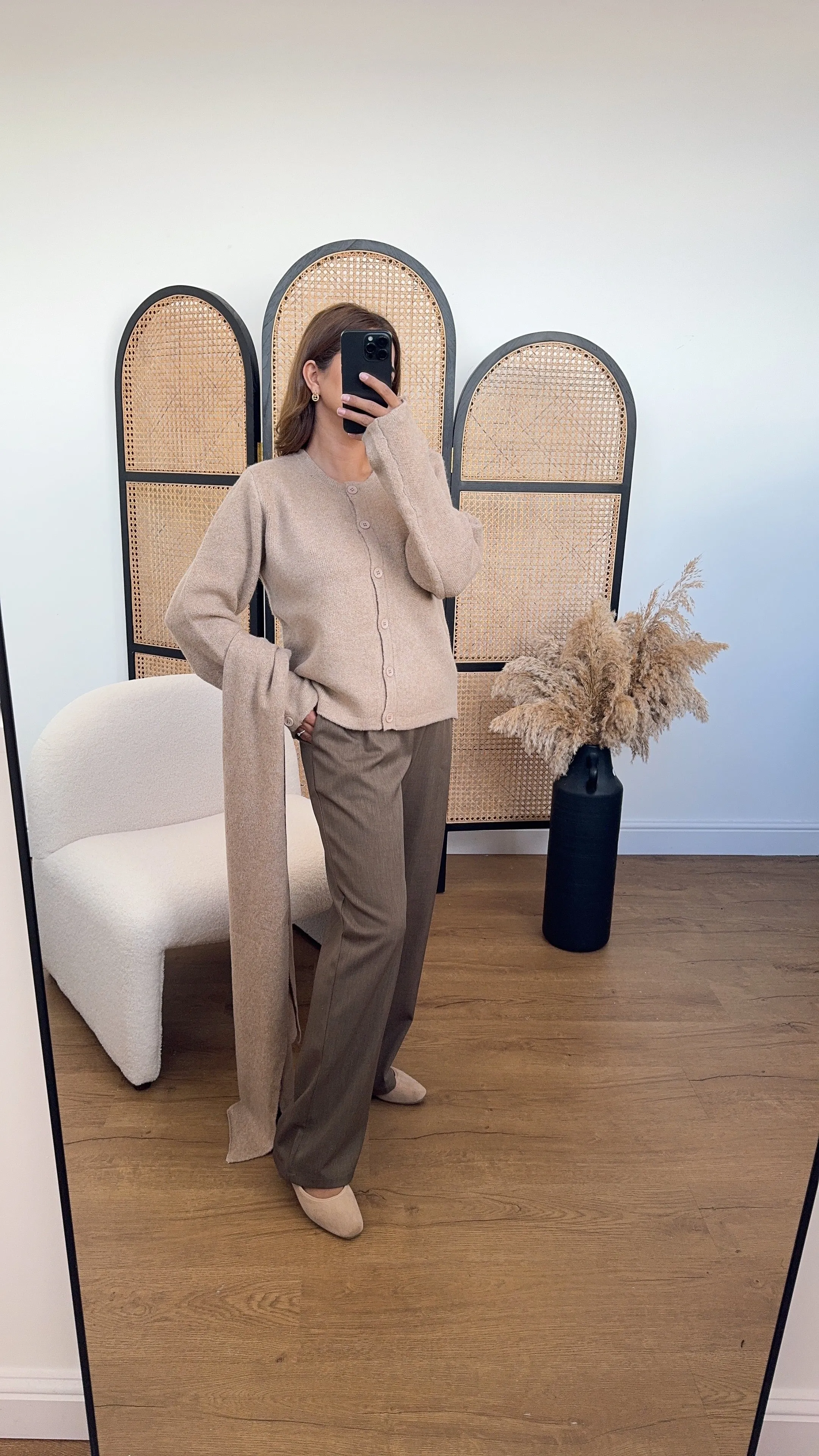 ania trousers in brown