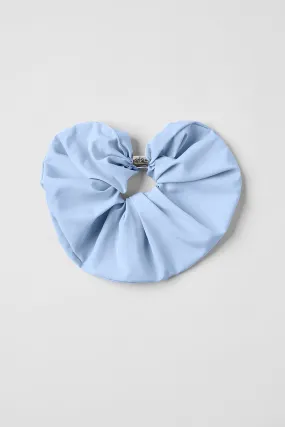 Bead It Oversized Scrunchie - Seashell Blue