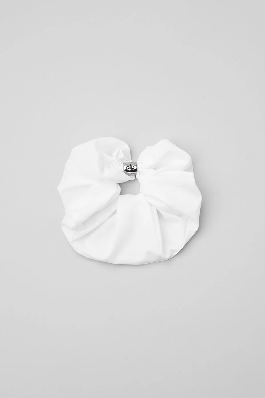 Bead It Oversized Scrunchie - White