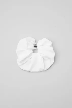 Bead It Oversized Scrunchie - White