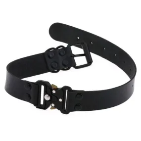 BLACK BUCKLE COLLAR - XXX