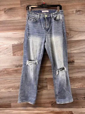 Blue Denim Jeans Straight Flying Monkey, Size 6