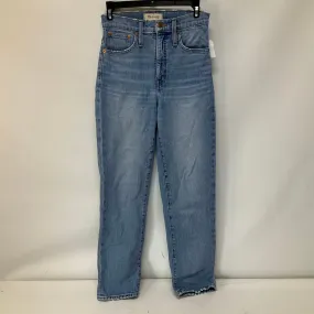 Blue Denim Jeans Straight Madewell, Size 0