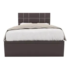 Boris Brown Storage Bed Frame   Honey Advanced Active 10 Inch Pocketed Spring Mattress