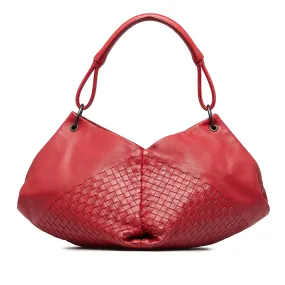 Bottega Veneta Intrecciato Aquilone Fortune Cookie Hobo (SHG-GLXHcA)