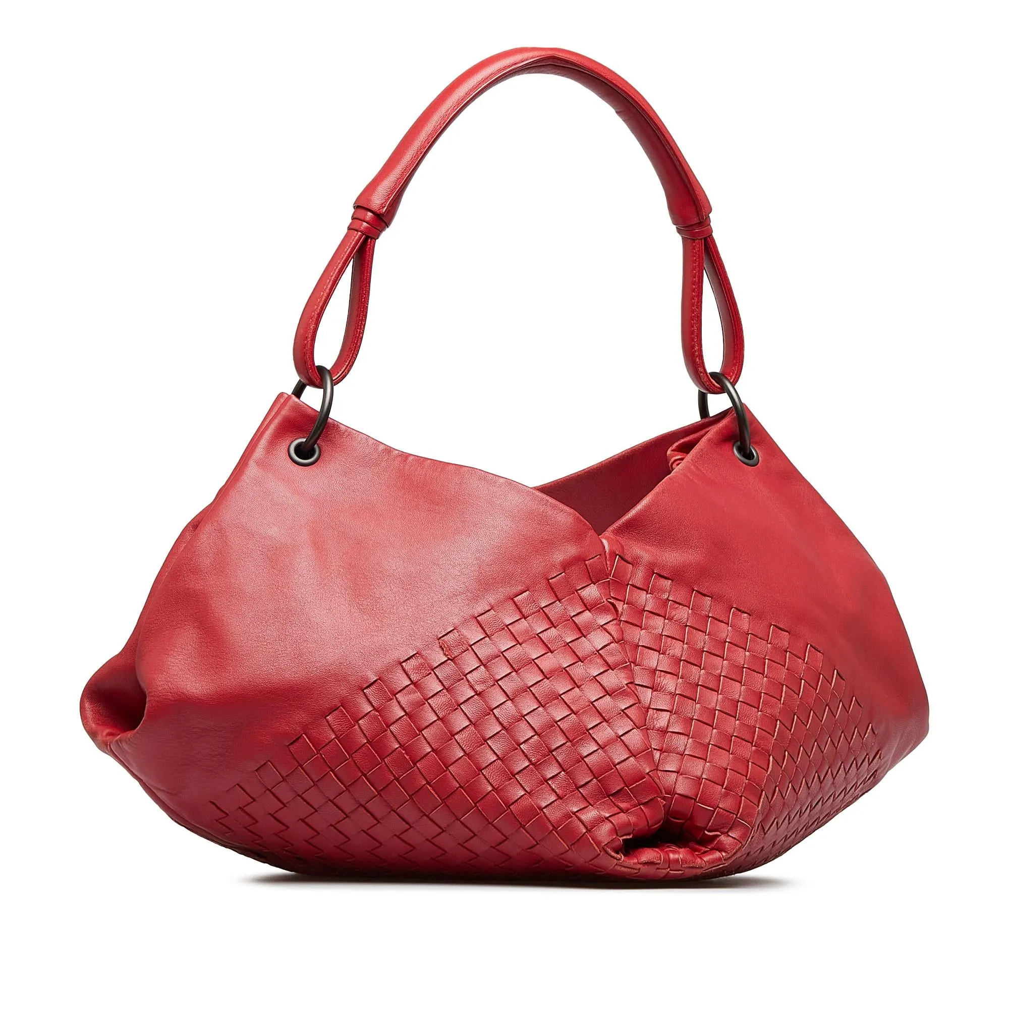 Bottega Veneta Intrecciato Aquilone Fortune Cookie Hobo (SHG-GLXHcA)