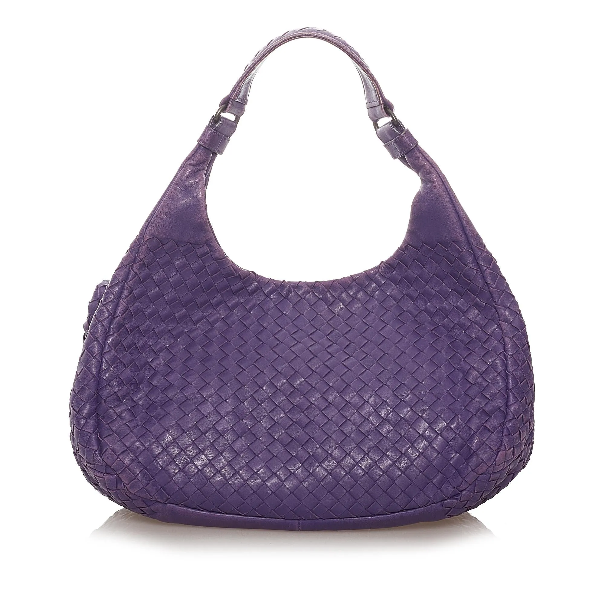 Bottega Veneta Intrecciato Campana Leather Hobo Bag (SHG-27416)