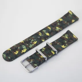 Camo Green 2 Piece Graphic Watch Strap