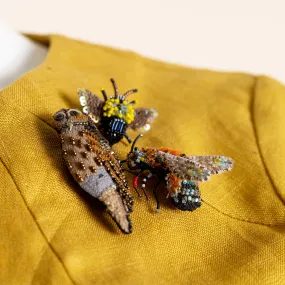 carpenter bee brooch