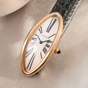 Cartier Baignoire Allongée in 18kt Pink Gold Box and Papers Ref 2606