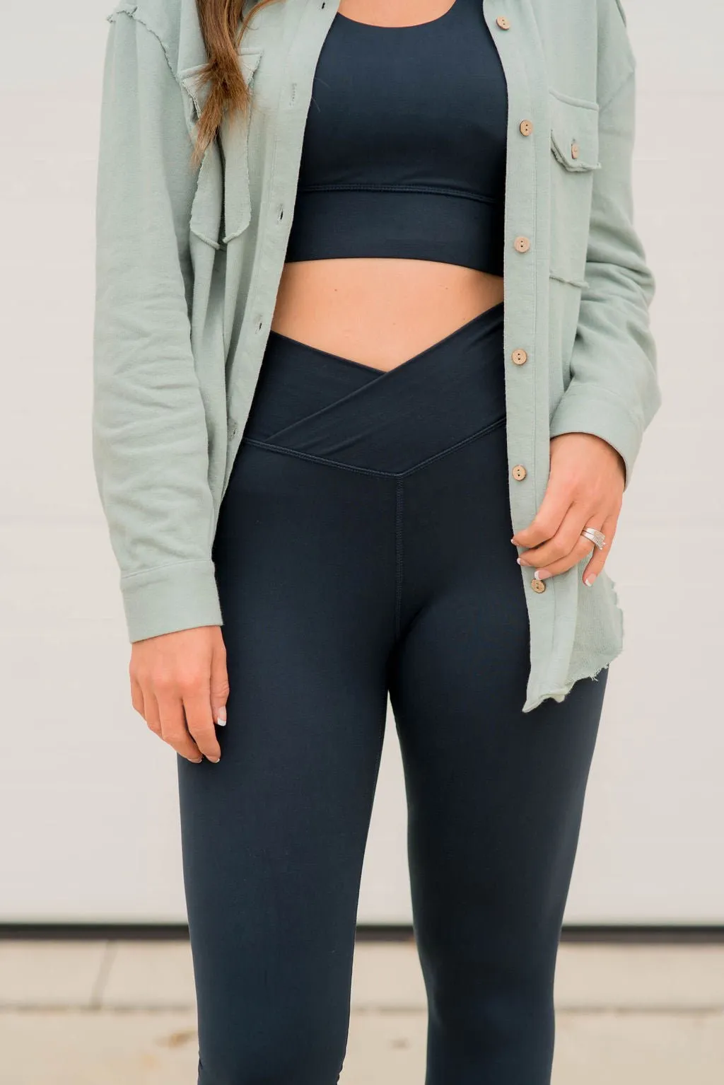 Criss Cross Waist Leggings