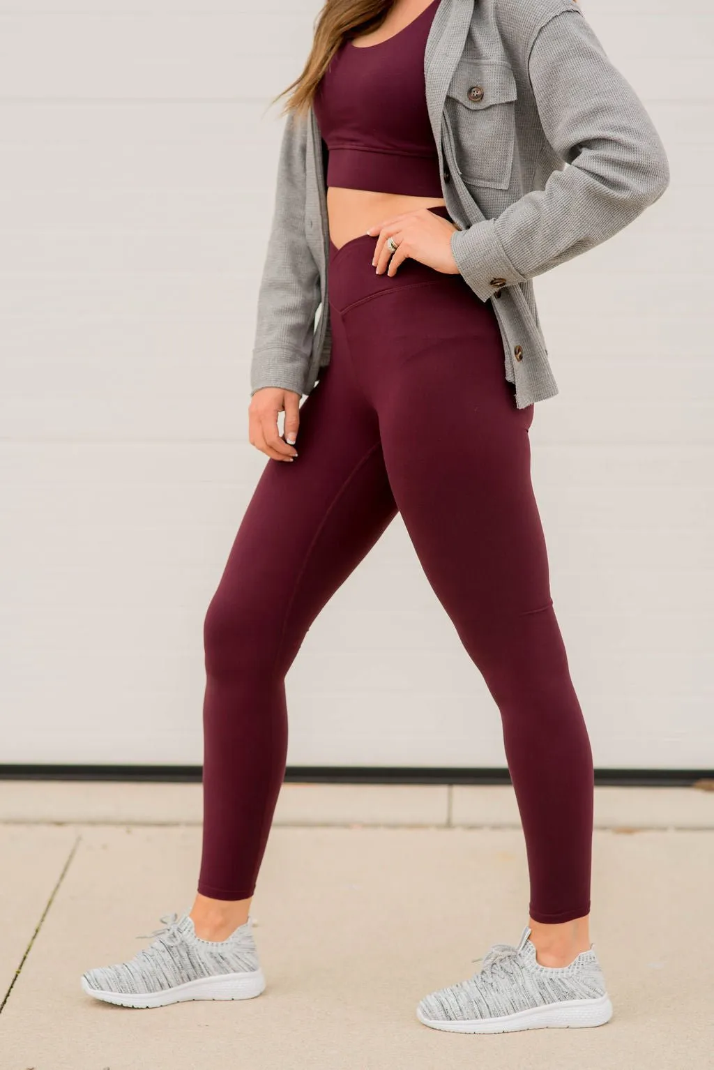 Criss Cross Waist Leggings