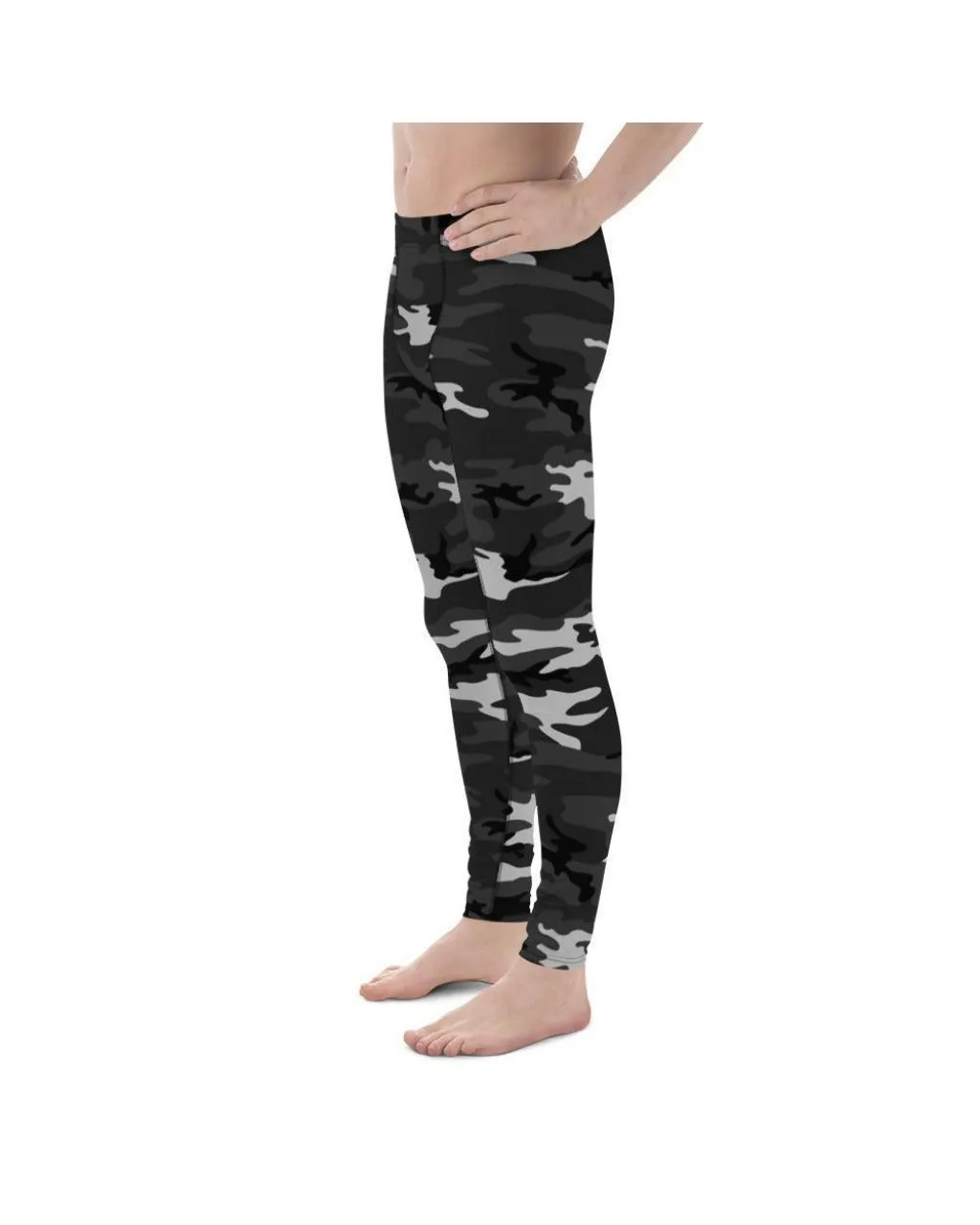 Dark Grey Camo Meggings