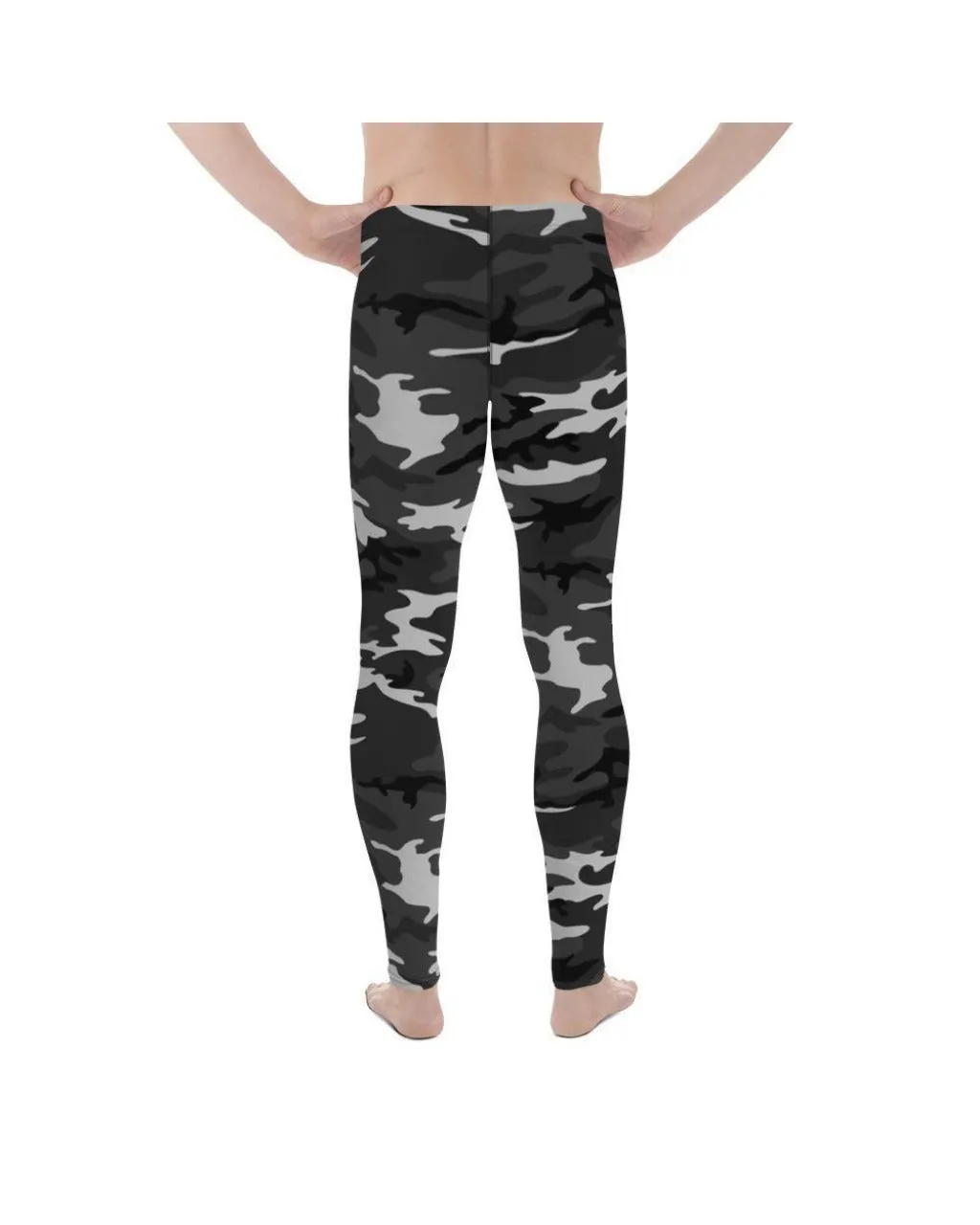 Dark Grey Camo Meggings