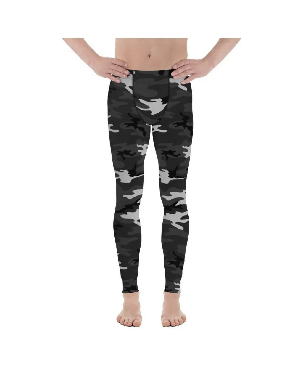 Dark Grey Camo Meggings