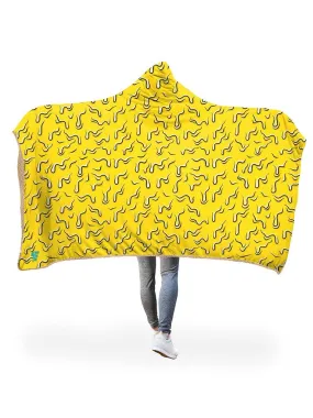 Drippy (Yellow) Hooded Blanket