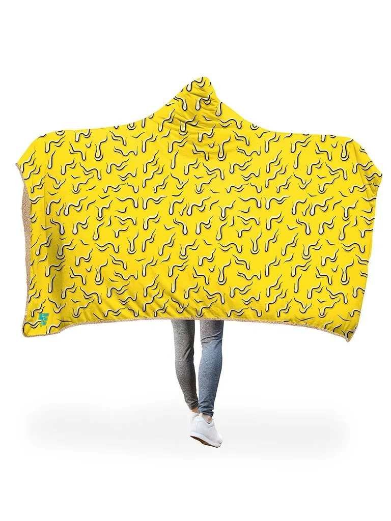 Drippy (Yellow) Hooded Blanket