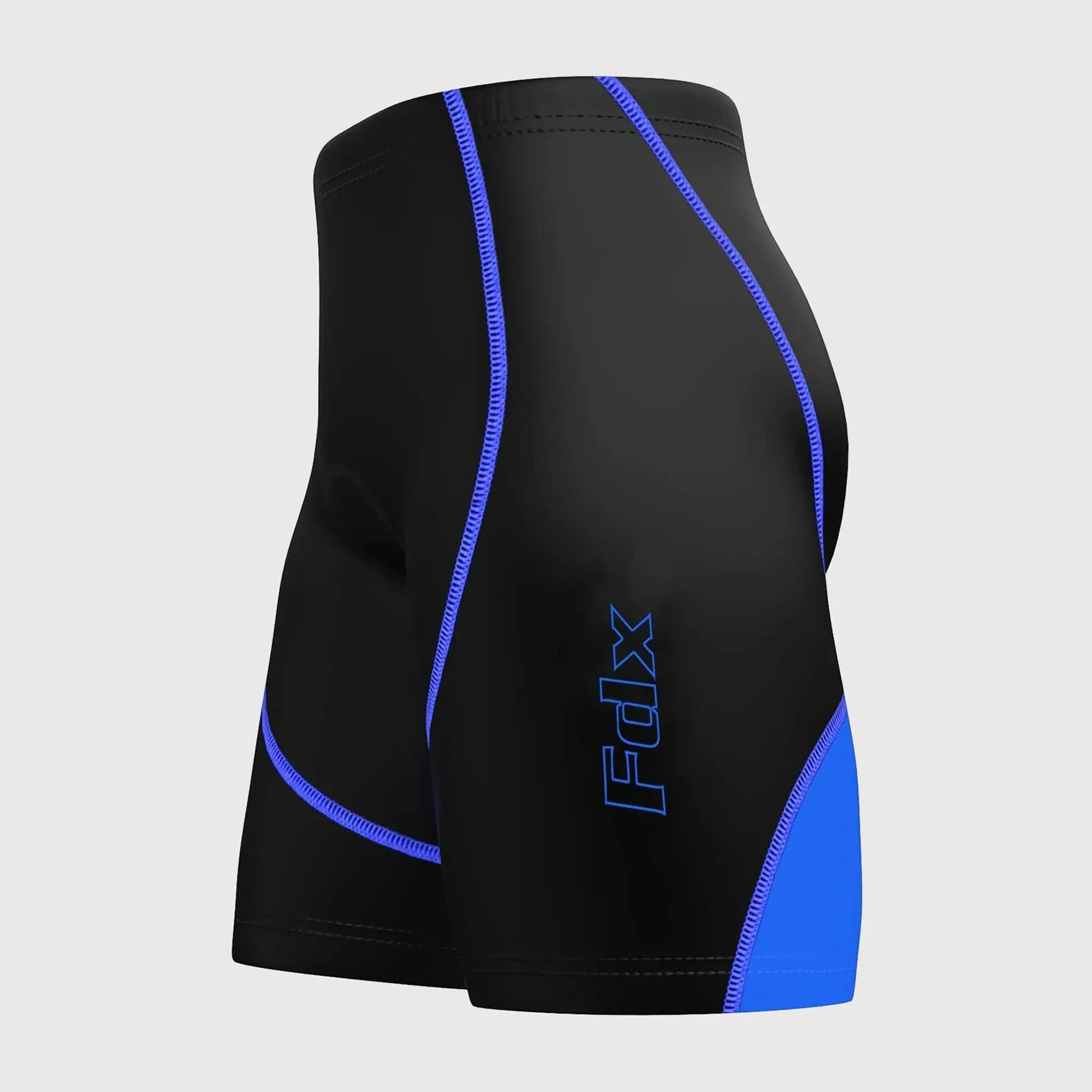 Fdx Ezflow Blue Men's & Boy's Anti-Bac Padded Summer Cycling Shorts