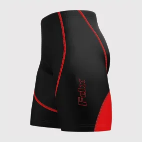 Fdx Ezflow Red Men's & Boy's Anti-Bac Padded Summer Cycling Shorts