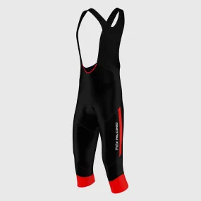 Fdx Gallop Red Men's & Boy's Cycling Gel Padded 3/4 Bib Tights