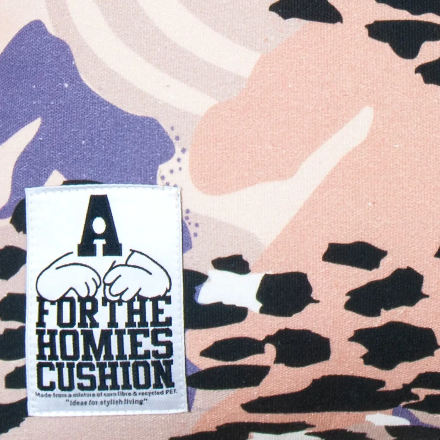 For The Homies Leopard Camo Cushion