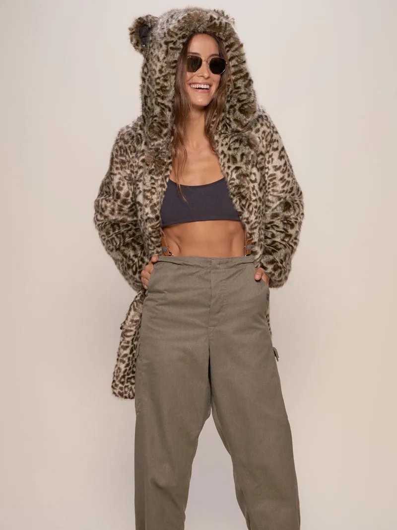 Forest Leopard Luxe Classic Faux Fur Coat | Women's