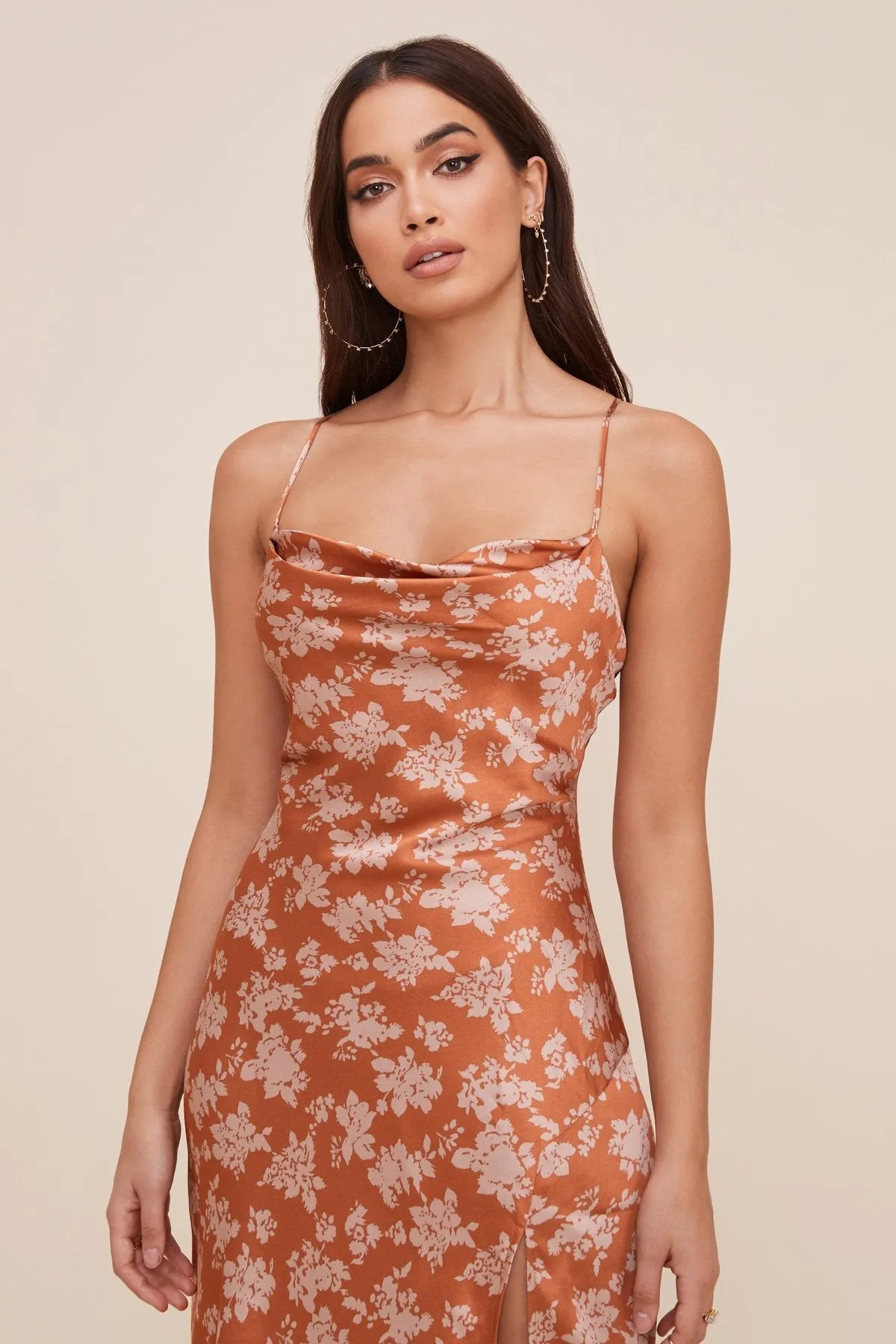 Gaia Floral Midi Dress