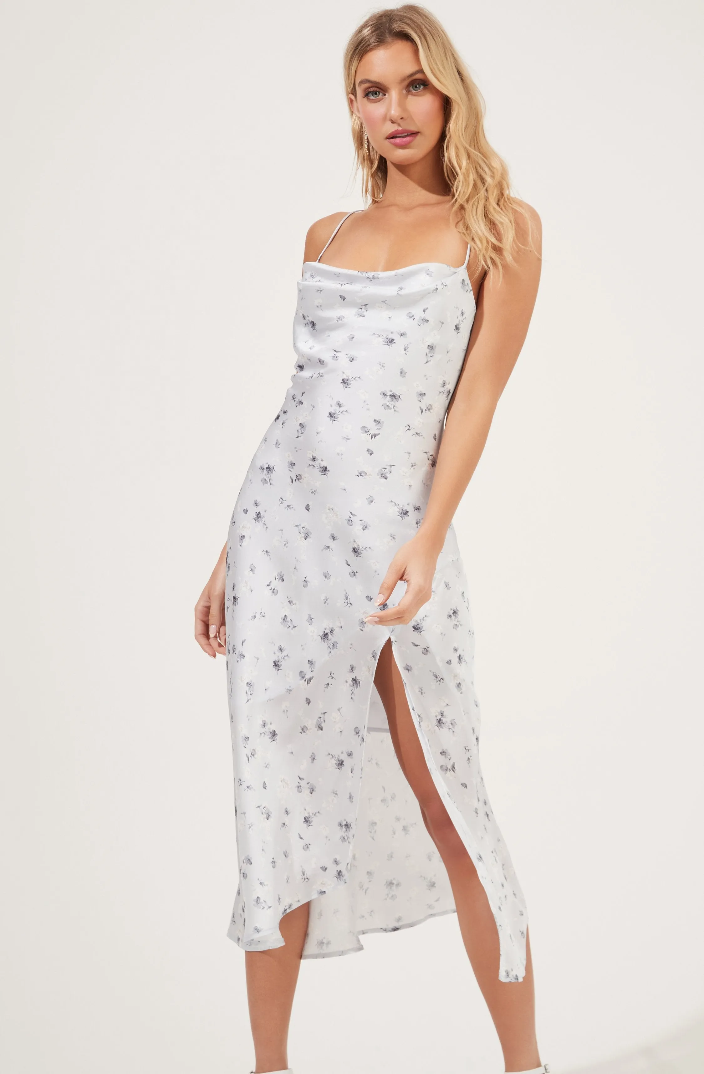 Gaia Floral Midi Dress