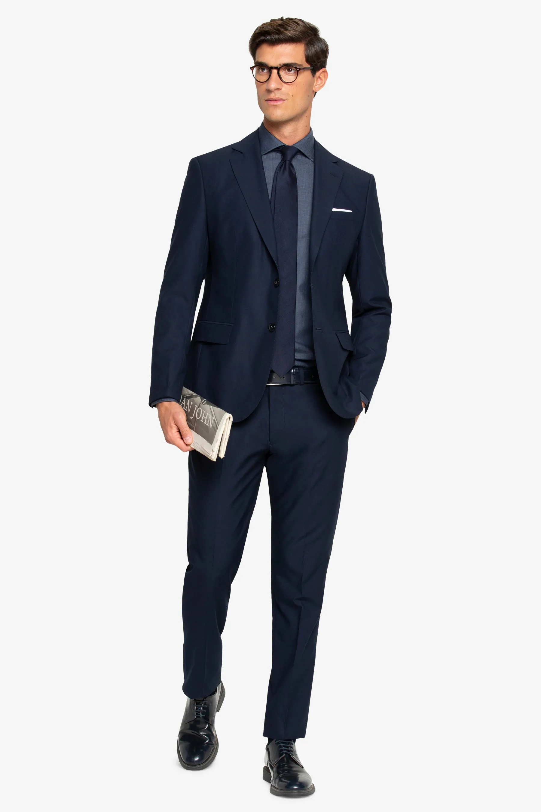 Giacca da abito classico four seasons navy