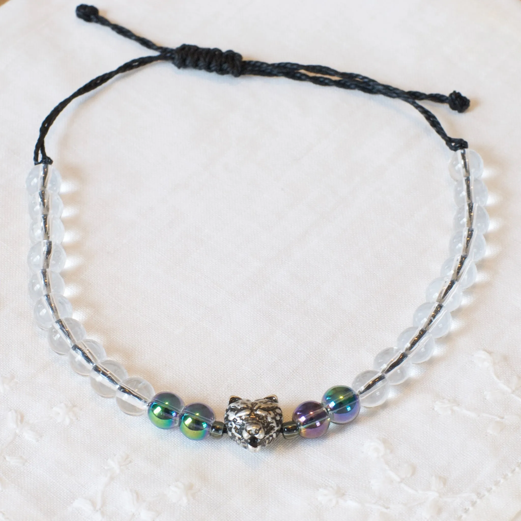 Grizzly Bear Beaded Bracelet