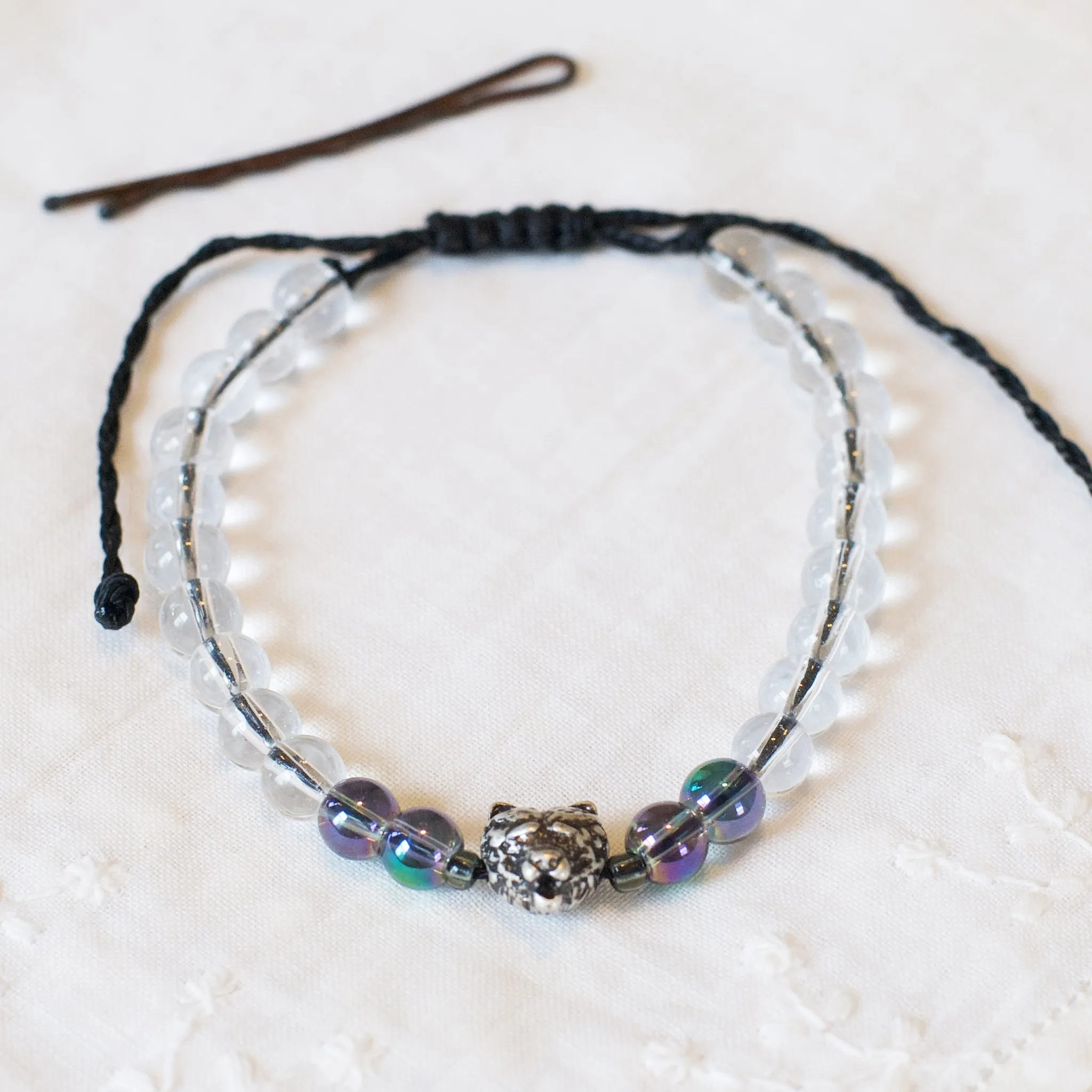 Grizzly Bear Beaded Bracelet