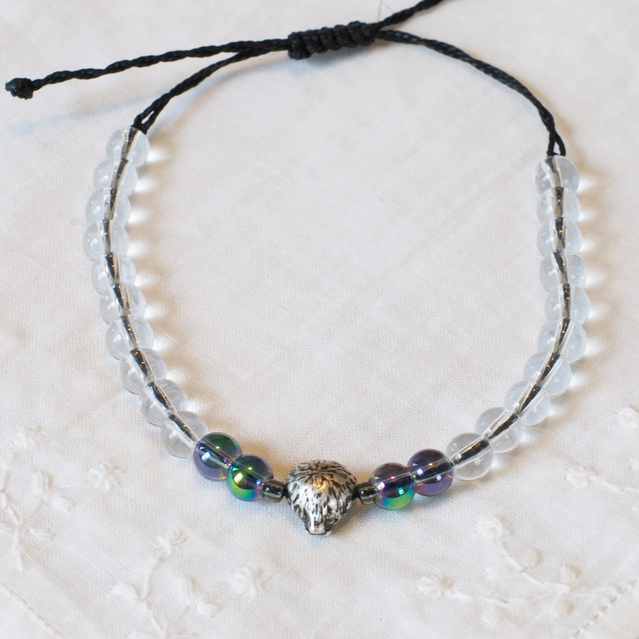 Grizzly Bear Beaded Bracelet