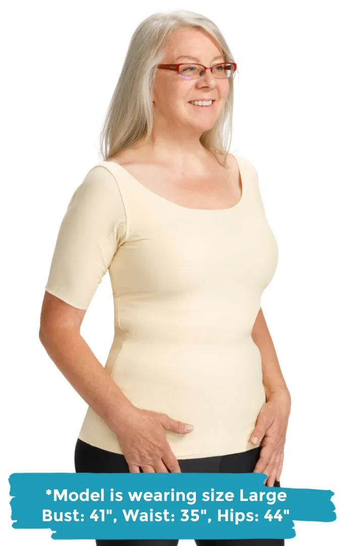 Katy T (Axilla Compression T) - Keep Chip Pads In Place With Pockets