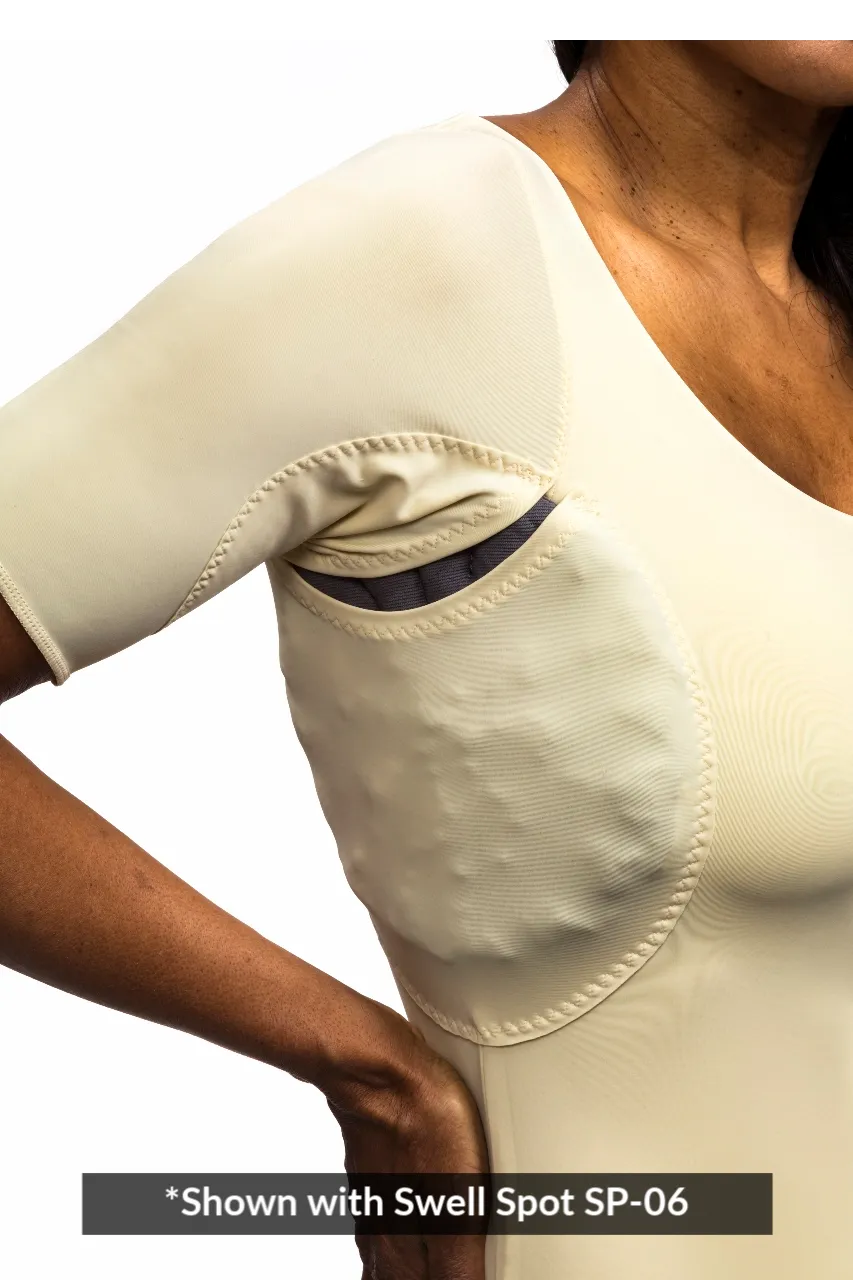 Katy T (Axilla Compression T) - Keep Chip Pads In Place With Pockets