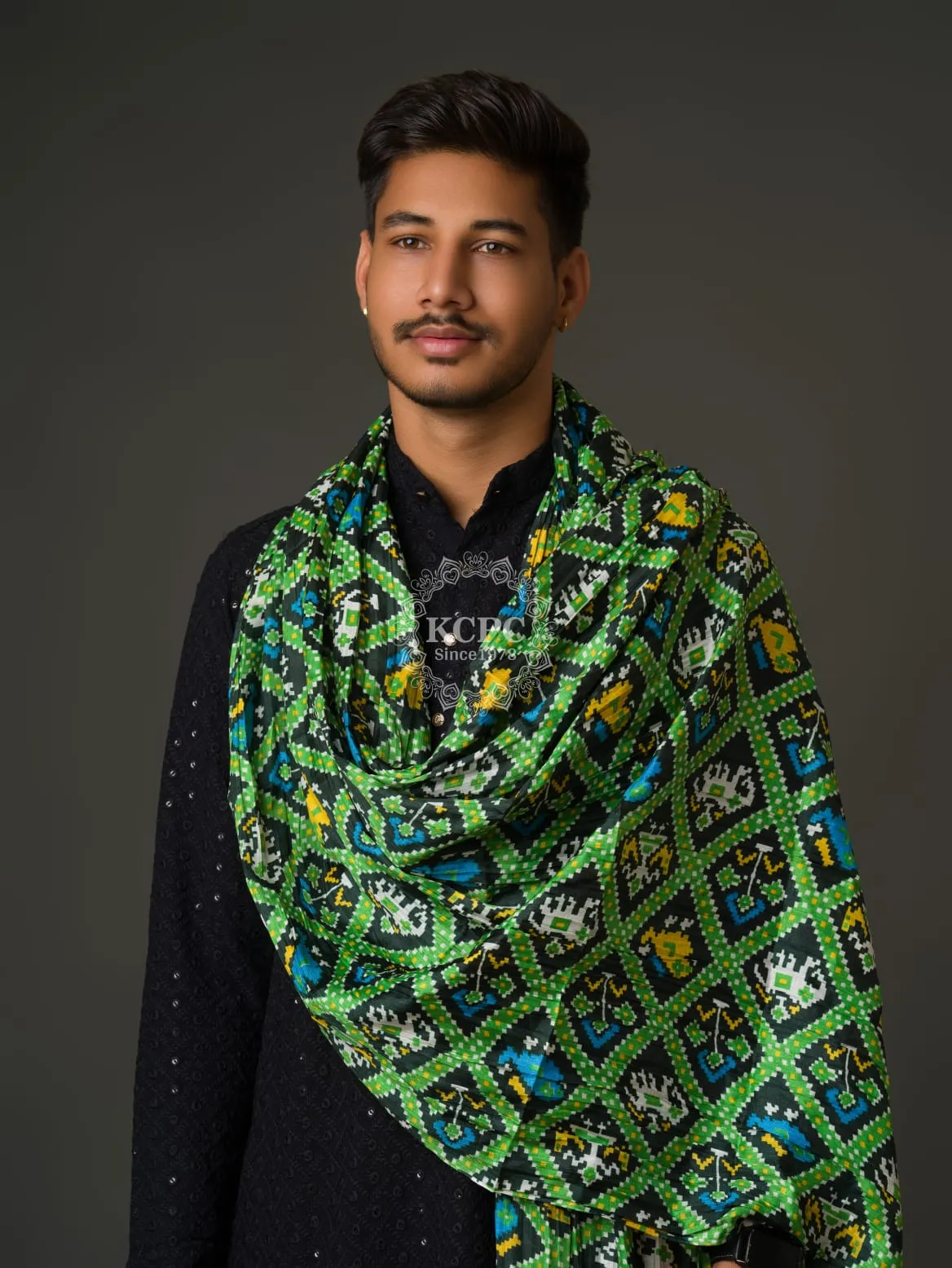 KcPc Pure Chinon Bhandhej Mens Dupatta