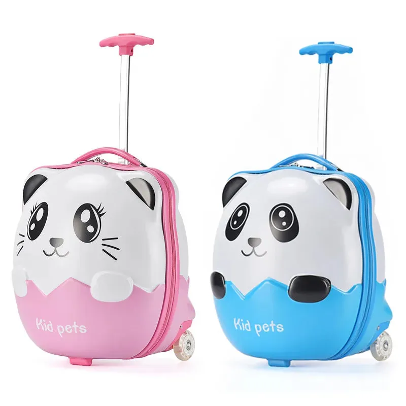 Kids Travel Panda Trolley Suitcase 16"