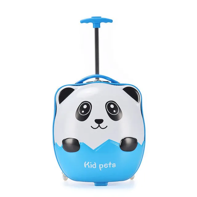 Kids Travel Panda Trolley Suitcase 16"