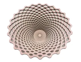 Laser-Cut Weave Birch Bowl