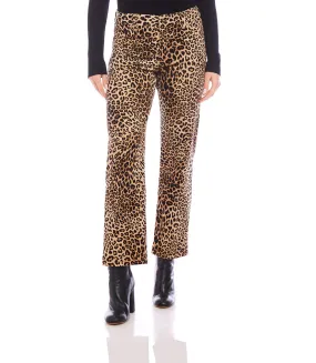 Leopard Corduroy Jeans