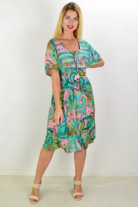 Mennagio Boho Bib Dress Tunic