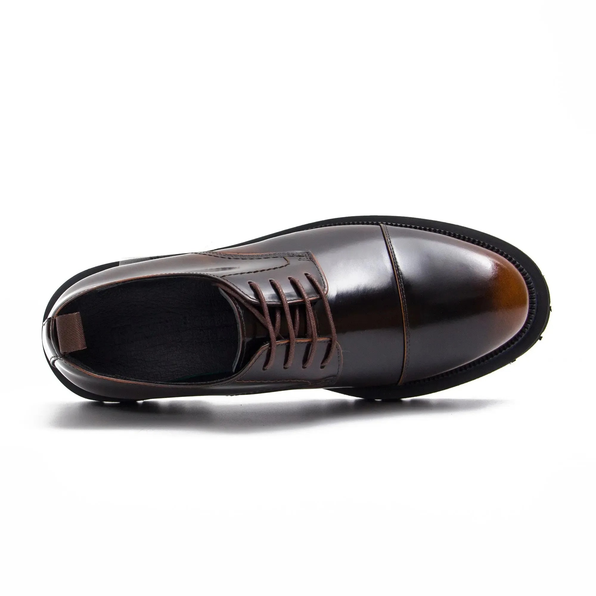 Mens Derby Shoes with Rubber Sole