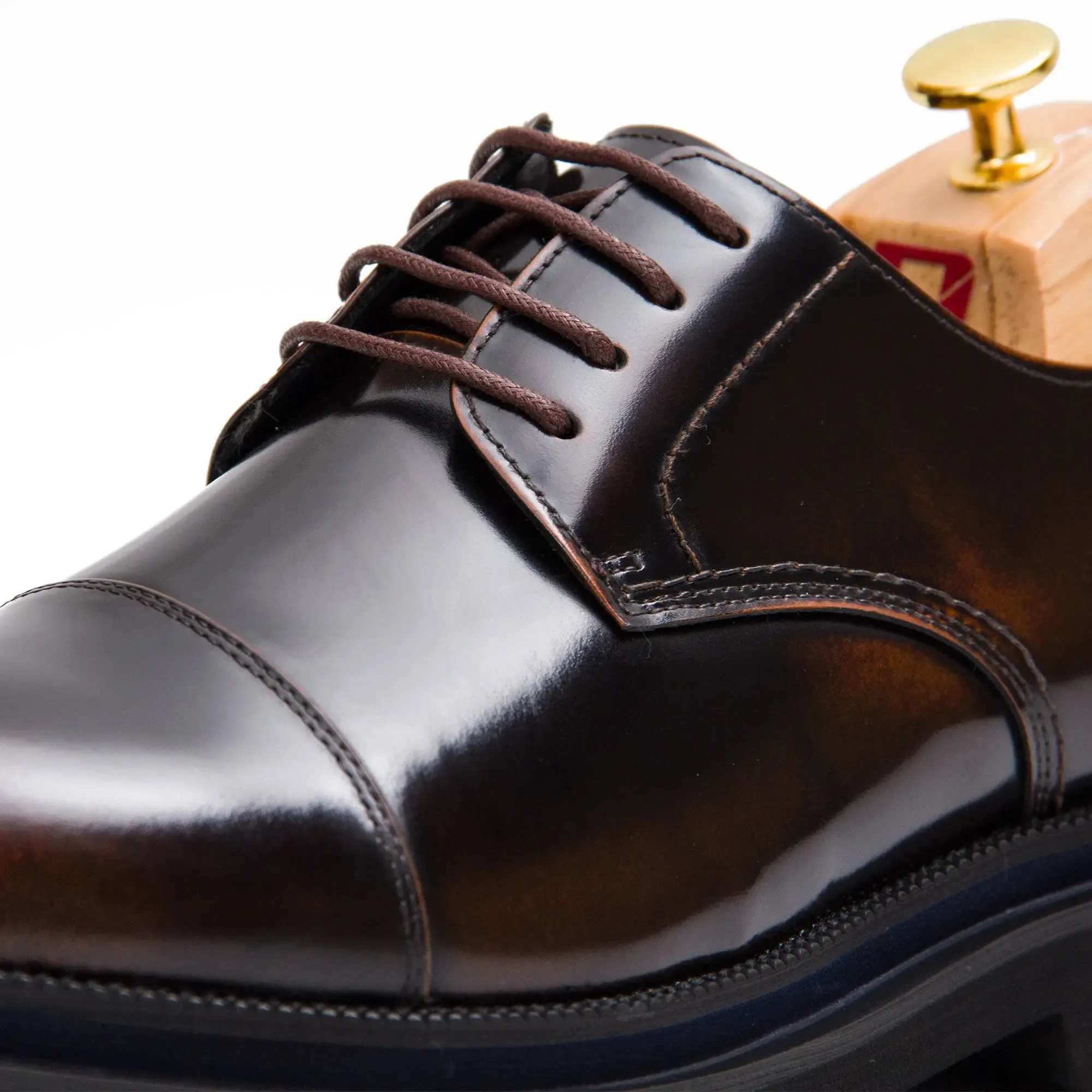 Mens Derby Shoes with Rubber Sole