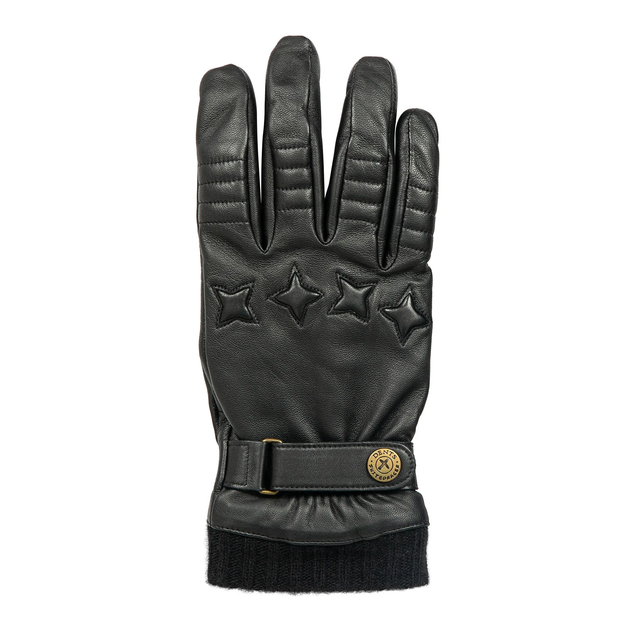 Men's The Suited Racer Touchscreen Cashmere-Lined Leather Driving Gloves